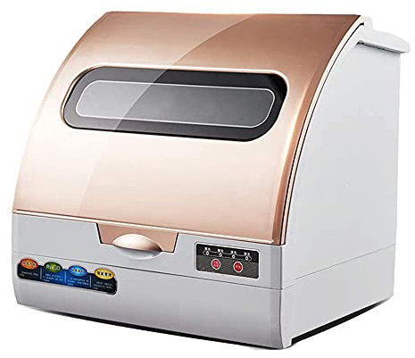 Lavaplatos automáticos para el hogar, Doble lavavajillas inteligente para la cocina de la casa de la oficina de apartamentos, fácil de limpiar, pantalla táctil de lujo