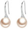 GRGFG 925 Silber Ohrstecker, Nachahmung Perlen Ohrringe Hängen Tropfen Ohrring, S925 Silber Ohrringe Tropfen Baumeln Elegante Ohrringe Orient Schmuck Geschenke Für Ihre Frauen Mädchen,Beige