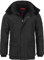 Höhenhorn - Mangard - Parker - Veste matelassée - Parka d'hiver doublée - Pour hommes, Noir , L