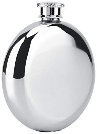 Flasque à liqueur de 140 ml, portable en acier inoxydable pour vin, whisky avec entonnoir, pour homme et femme, pour l'extérieur, la plage, le barbecue, les voyages