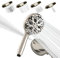 SparkPod Shower Head High Pressure and 10 Spray Settings - Luxury 5 Handheld High Power Shower Heads with High Pressure Jets - Showerhead and 10 Functions - Brushed Nickel (No Filter)