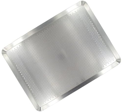 Zenker 1540350 - Bandeja para hornear perforada (aluminio, placa perforada, aluminio, 40 x 30 x 1,5 cm), color gris