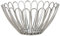 EGLO LIVING Dekoschale Ueda, elegante Schale zum Dekorieren, runder Deko Korb aus Metall in Chrom-Optik, Dekoschüssel Ø 27 cm