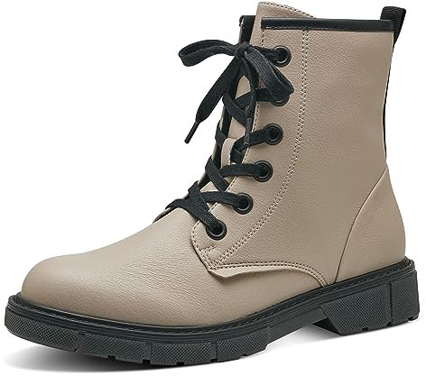 Marco Tozzi Damen 2-25282-41 Schnürboots, Ivory Comb, 36 EU