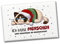 Ich Hasse Menschen – besonders an Weihnachten Souvenir Magnet mit grimmiger Katze als Dekoration für den Kühlschrank zur Adventzeit für Weihnachtsmuffel die Katzen lieben Aber
