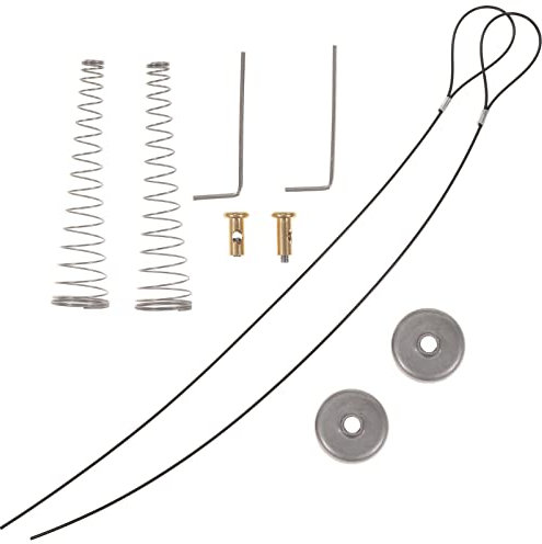 VILLCASE Gate Latch Cable Pull, Stainless Steel Adjustable Gate Latch String Fence Gate Pull Lock Latch Gate Opener for Metal Wooden Fences Garden Backyard Door, 2 Sets