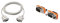Akyga AK-CO-03 RS-232 Kabel DB9 D-Sub 9 Polig Adapter Stecker auf Stecker 2 m & DIGITUS D-Sub 9 Null-Modem Adapter - 9-Pin Kupplung - Stecker zu Buchse - Gender-Changer - Metallgehäuse