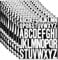 LIMITADA 10 Blatt Selbstklebende Buchstaben Buchstaben Aufkleber Groß Buchstaben Sticker Buchstaben Aufkleber Wasserfest Klebebuchstaben Sticker Buchstaben Vinyl Alphabet Aufkleber für Kunsthandwerk
