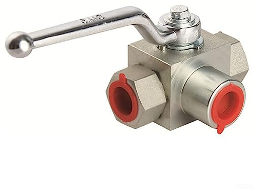 Innengewinde-Hochdruck-Kugelhahn, 3-Wege-Hydraulik-Kugelhahn, Hochdruck-Kugelhahn-hydraulische Trennkugelhahn, M16*1.5-DN10