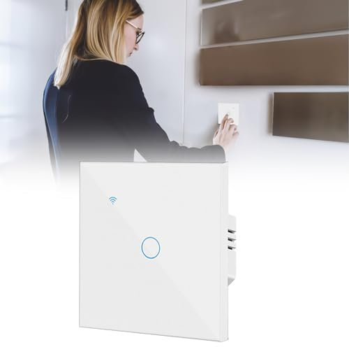 Leikurvo Interruttore per tapparelle WLAN: interruttore luce WiFi, interruttore per tapparelle, interruttore per tapparelle, timer, telecomando e controllo vocale, interruttore per tapparelle