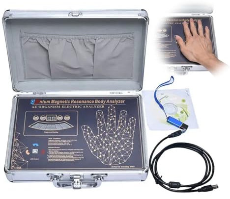 BDJSN Analyseur Quantique Portable, Détecteur De Corps De Santé Magnétique À Résonance, Scanner D'état D'analyse 3D Dynamique, Instrument De Diagnostic Multilingue du Corps Entier