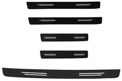 Für Toyota GR Sport Für Gazoo Für Racing Für Yaris 86 Für Corolla Für Hilux Für Supra C-HR Auto Stamm Stoßstange Schutz Aufkleber (Color : 5pcs)