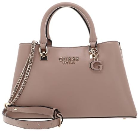 GUESS Eliette Girlfriend Satchel Light Beige