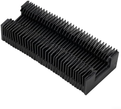 PETSTIBLE Staubdichtes Schutztuch für CNC-Werkzeugmaschinen, HGR20 Faltenbalg, Linearführung, CNC-Staubdichtes Tuch, Dehnungslänge (gedehnte Länge 700 mm)