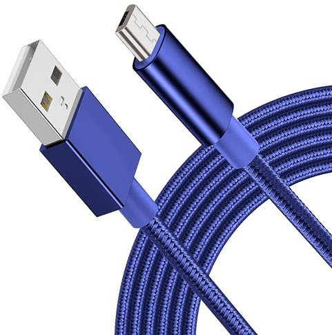 Micro USB Cable Braided USB A to Micro Charge Cable Android Charger Cable Data Sync Cord Compatible with Samsung Galaxy J7,S7,S6,Kindle Fire,Fire HD Tablet,Sony,HTC,LG,Moto,Huawei (1 Metre)