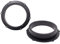Pnuokn Adaptateur universel de 16,5 cm pour haut-parleur stéréo de voiture - Pour voiture et camion - 2 anneaux d'espacement de haut-parleur de 16,5 cm de profondeur - Adaptateur de montage de
