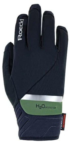 Roeckl Ranten 2 Winter Fahrrad Handschuhe lang schwarz/grün 2025: Größe: 12