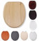 18 MDF Toilet Seat Universal Adjustable Fit Most Toilets Oval Seat┃Bathroom Standard Wooden MDF Toilet Seat Family Toilet Seat┃Quick Release Toilet Seat (Antique)