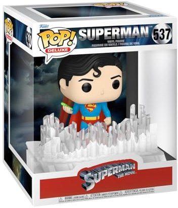 Funko Pop! Deluxe: Superman - (1978) - Superman - (Fortress of Solitude) - Vinyl-Sammelfigur - Geschenkidee - Offizielle Handelswaren - Spielzeug Für Kinder und Erwachsene - Movies Fans