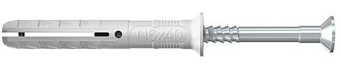 Fischer 048788 N 6 x 40/10 S Nageldübel 40mm 6mm 100St.