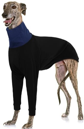 IECOii Maglione levriero per cani maglione dolcevita Saluki Lurcher cappotto invernale caldo Whippet felpa in pile autunno inverno outfit levriero pigiama pullover vestiti invernali per cani XXL