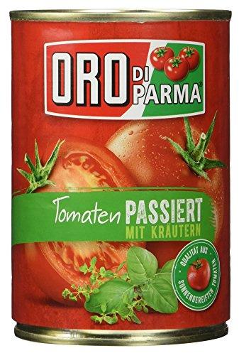 Oro di Parma Tomaten passiert mit Kräutern, 400 g (Packung mit 6)