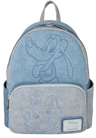 Loungefly Disney Dogs & Cats Faux Denim Mini Rucksack