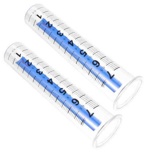 Levemolo Ensemble De Pluviomètres Coniques Tube De Mesure De La Pluie Échelle Précise en Plastique pour La Surveillance des Précipitations