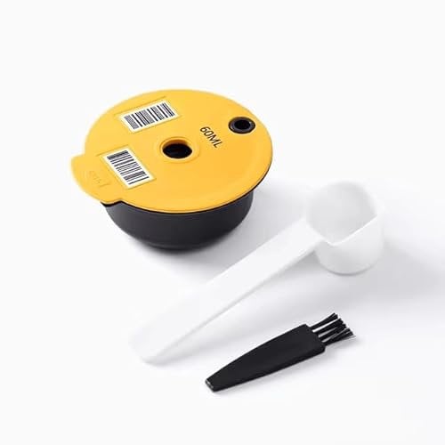 HELLOCAPS Reusable Refillable Capsule 60ml Coffee Capsule Compatible with Tassimo Bosch Vivy Happy Suny My Way Eco Friendly