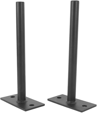 2PCS Wall Mounted Weight Plate Holder, Wall Weight Storage Rack Alloy Steel Construction Diameter 1.0in For Fitness