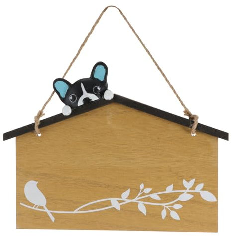 HOLIDYOYO Holzschild Für Tür Personalisiertes Hängeschild Aus Holz Anhänger Für Zimmertür Mit Seil Zum Aufhängen Für Heimdekoration