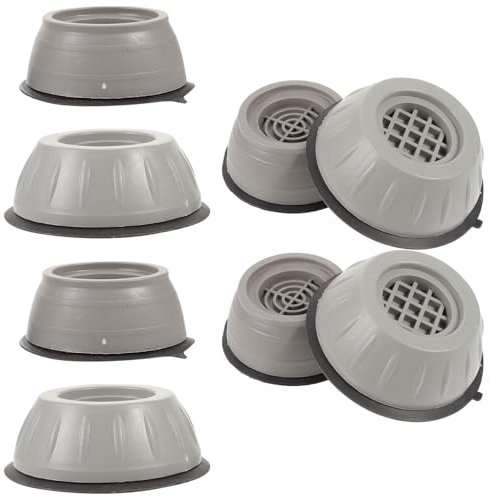 TEHAUX 8pcs Washer Pad Fridge Raising Cushion Slip Shockproof Mat for Washing Machine