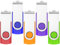 Pendrive 8GB 5 Pack,VIEKUU Memoria USB 2.0 8GB Flash Drive para PC