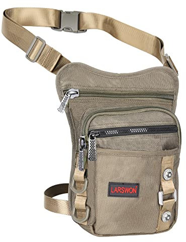 Larswon Oberschenkeltasche, wasserdicht, Beintasche, für Motorrad, grün