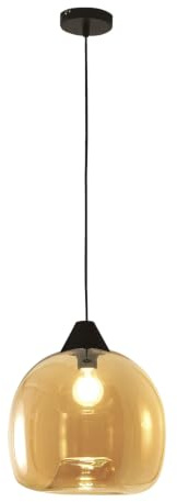 Fabas Maia 3490-40-125 Deckenleuchte aus gefärbtem Glas Farbe Bernstein E27 60 W Ø: 310 mm