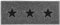 Nicoman Triple Stars Door Mat｜Entrance Barrier Dirt-Trapper Floor Mat｜Patio Garden Conservatory Doormat｜Indoor Outdoor Matt｜Charcoal with 3x Black Stars, Runner 150x60cm/5x2ft