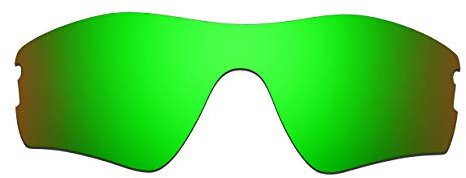 HKUCO Ersatz-Brillengläser für Oakley Radar Pitch Sonnenbrille Grün Polarisiert