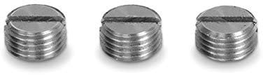 Precisiongeek PERNO PASTIGLIE FRENO PINZA TAPPO A VITE - Filettatura M10 x 1 mm - Acciaio inossidabile 303 - Sostituzione per NISSIN Freni a pinza - Set di 3 pezzi