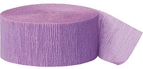 PAPSTAR NEU Kreppband/Krepppapier, Länge: ca. 24 m, Farbe: Lavendel
