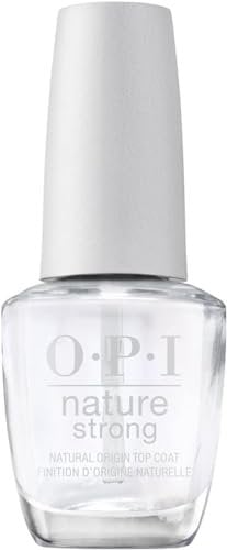 OPI Nature Strong Nagellack Top Coat – langanhaltender Nagellack mit veganer, innovativer Formel mit natürlichen Inhaltsstoffen – extra langer Halt für glänzende Nägel