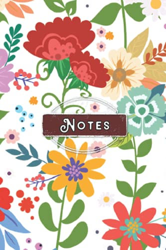 Vintage Floral #007 | 120 Page Blank Notebook, Journal (6x9) | 700 Fairfield