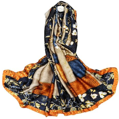 FAIRYGATE Schal Damen Frühling Damen Schal Stola Halstuch Sommerschals Stola Für Abendkleid Festlich Hochzeit Braut Seidenschal Schals für Damen Ganzjährig 43006