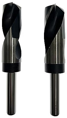 Falon-Tech HSS Jeu de forets à métaux 4 pièces (26 mm, 28 mm) - Meche metal de haute qualité, acier rapide - précis & centré, Foret hélicoïdaux - Jeu de mèches résistant à la rupture