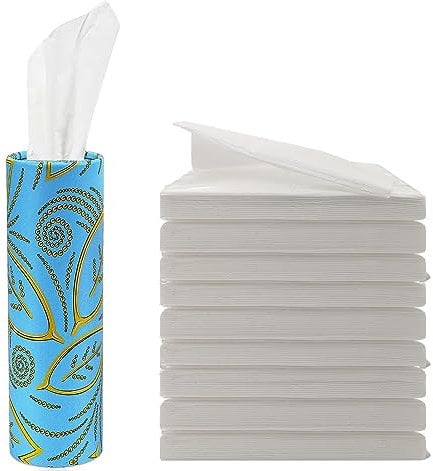 Car Tissue Refills - 9 Pack Cylinder Refills for Car Visor & Cup Holder