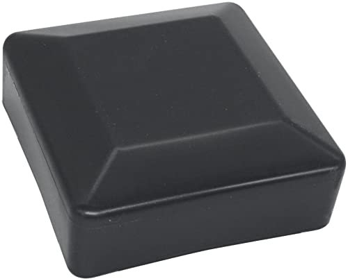 SKIR'CO (20 Stück) Zaunpfahlkappen Vierkant 70 x 70 mm Grau Kunststoffkappen für Zaunpfosten Anthrazitgrau RAL 7016