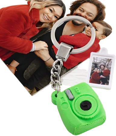 Getname Necklace Custom Photo Mini Camera Keychain Gifts for Friend Lovers Kids Personalised Photo Keychains for Women Camera Key Chain With Picture Anniversary Birthday Gift
