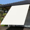 Sonnensegel Rechteckig 1.2 x 3.4 m Sonnenschutz UV-Schutz 95% Windschutz Überdachung Plane mit Ösen und Kabelbinder für Terrasse Garten Balkon Camping, Weiß
