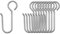 Metall Vorhang Track Haken S Geformt Kleine Vorhang Haken Edelstahl Drape Draht Haken für Decke Vorhang Track Zubehör
