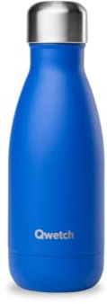 Qwetch - Bouteille Isotherme Originals Bleu Majorelle 260ml - 24h Froid et 12h Chaud - Etanche, Sans BPA & Réutilisable - Gourde inox isotherme pour Sport, Voyage, Bureau, Randonnée