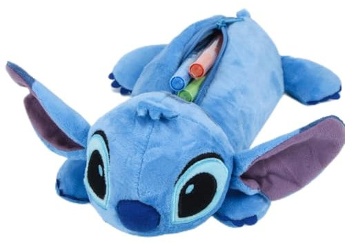 Zaloife Plüsch Federmäppchen, Federtasche Schreibwaren Unisex für Schule, Große Kapazität Mäppchen Stofftier Make-up Tasche Kinder Bleistifttasche Federtasche Geschenke für Kinder